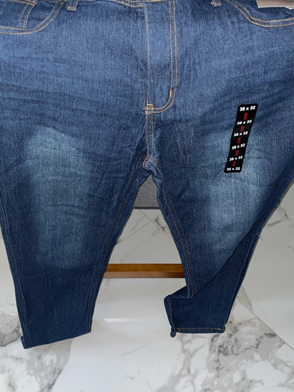 Men's Slim Straight Jeans in Indigo Wash